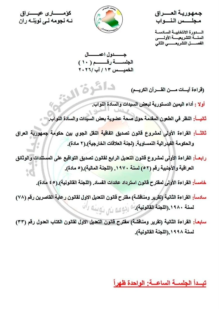 بعد رفع جلسة الثلاثاء.. البرلمان يحدد ملفات اجتماعه المقبل
